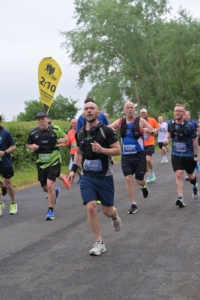 A group of marathon runners including Alex Wilson of Passmore.